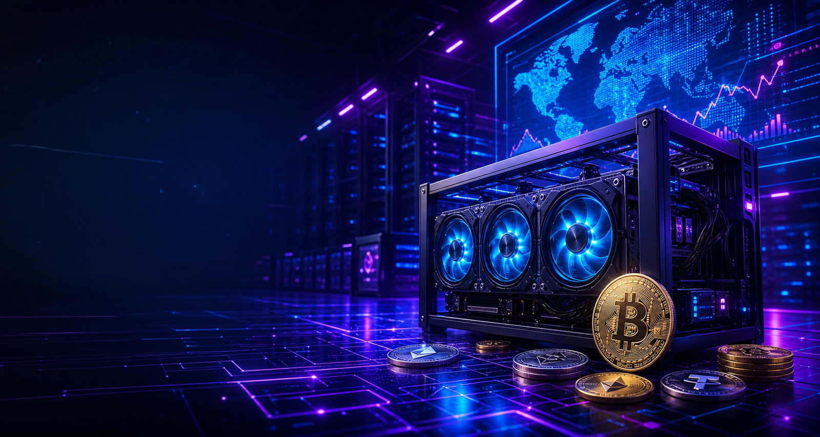 AI crypto mining rig